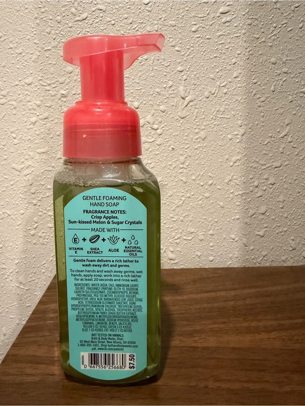 Bath & Body Works Hop To It Pink Apple Punch Gentle Foaming Hand Soap